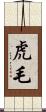 虎毛 Scroll
