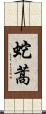 蛇蒿 Scroll