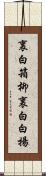 裏白箱柳 Scroll