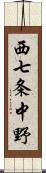 西七条中野 Scroll