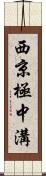 西京極中溝 Scroll