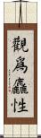 觀爲麤性 Scroll