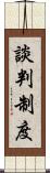 談判制度 Scroll