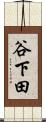 谷下田 Scroll