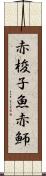 赤梭子魚 Scroll