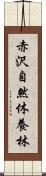 赤沢自然休養林 Scroll