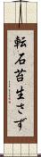 転石苔生さず Scroll