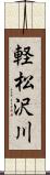 軽松沢川 Scroll