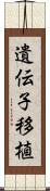 遺伝子移植 Scroll