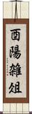 酉陽雑俎 Scroll
