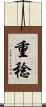 重稔 Scroll