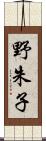 野朱子 Scroll