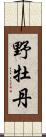 野牡丹 Scroll