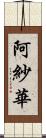 阿紗華 Scroll