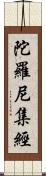 陀羅尼集經 Scroll