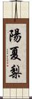 陽夏梨 Scroll