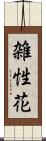 雑性花 Scroll