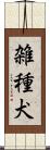 雑種犬 Scroll