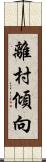 離村傾向 Scroll