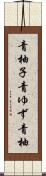 青柚子 Scroll