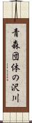 青森団体の沢川 Scroll