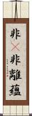 非卽非離蘊 Scroll