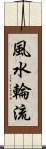 風水輪流 Scroll