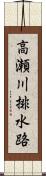 高瀬川排水路 Scroll