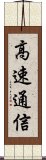 高速通信 Scroll