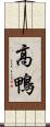 高鴨 Scroll