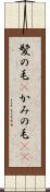 髪の毛(P) Scroll