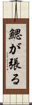 鰓が張る Scroll