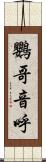 鸚哥 Scroll