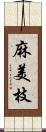 麻美枝 Scroll