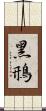 黑鳽 Scroll