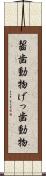 齧歯動物 Scroll