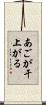 あごが干上がる Scroll