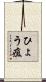 ひょう疽 Scroll