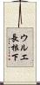 ウルエ長根下 Scroll