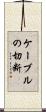ケーブルの切断 Scroll