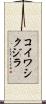コイワシクジラ Scroll