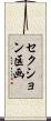セクション区画 Scroll