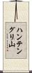 ハンテングリ山 Scroll