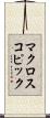 マクロスコピック Scroll