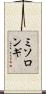 ミソロンギ Scroll
