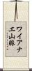 ワイアナエ山脈 Scroll