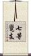 七等覺支 Scroll