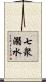 七衆溺水 Scroll