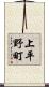 上平野町 Scroll