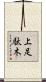 上足駄木 Scroll
